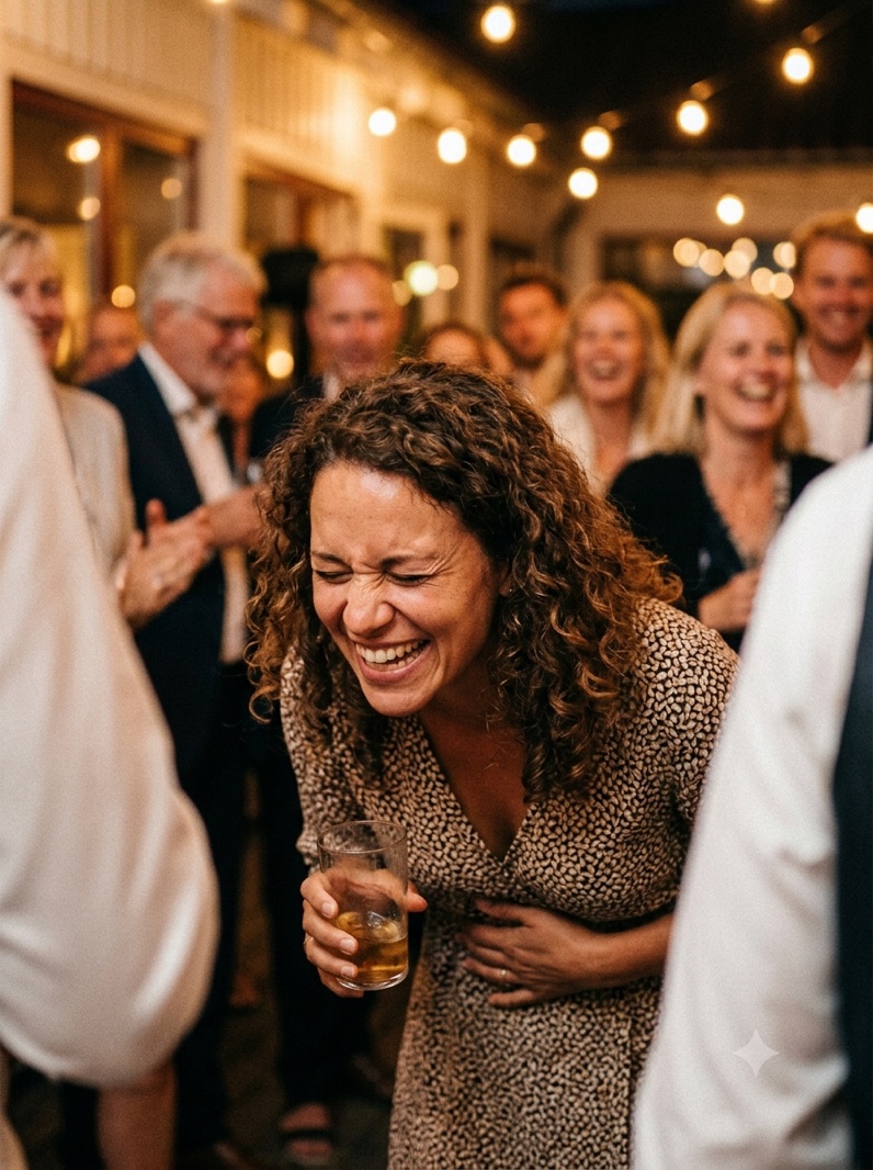 When the speech is too good not to laugh with your whole body.